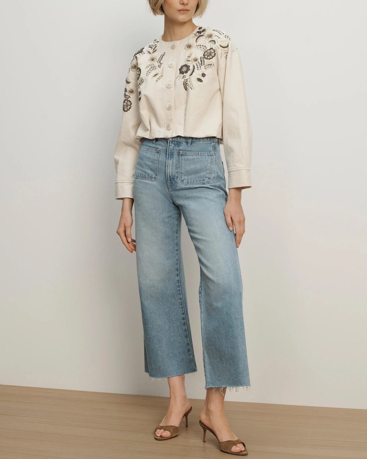Veronica Beard Emeren Jacket - Ecru - Image 3 of 6