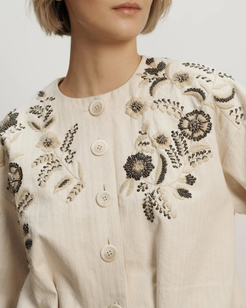 Veronica Beard Emeren Jacket - Ecru