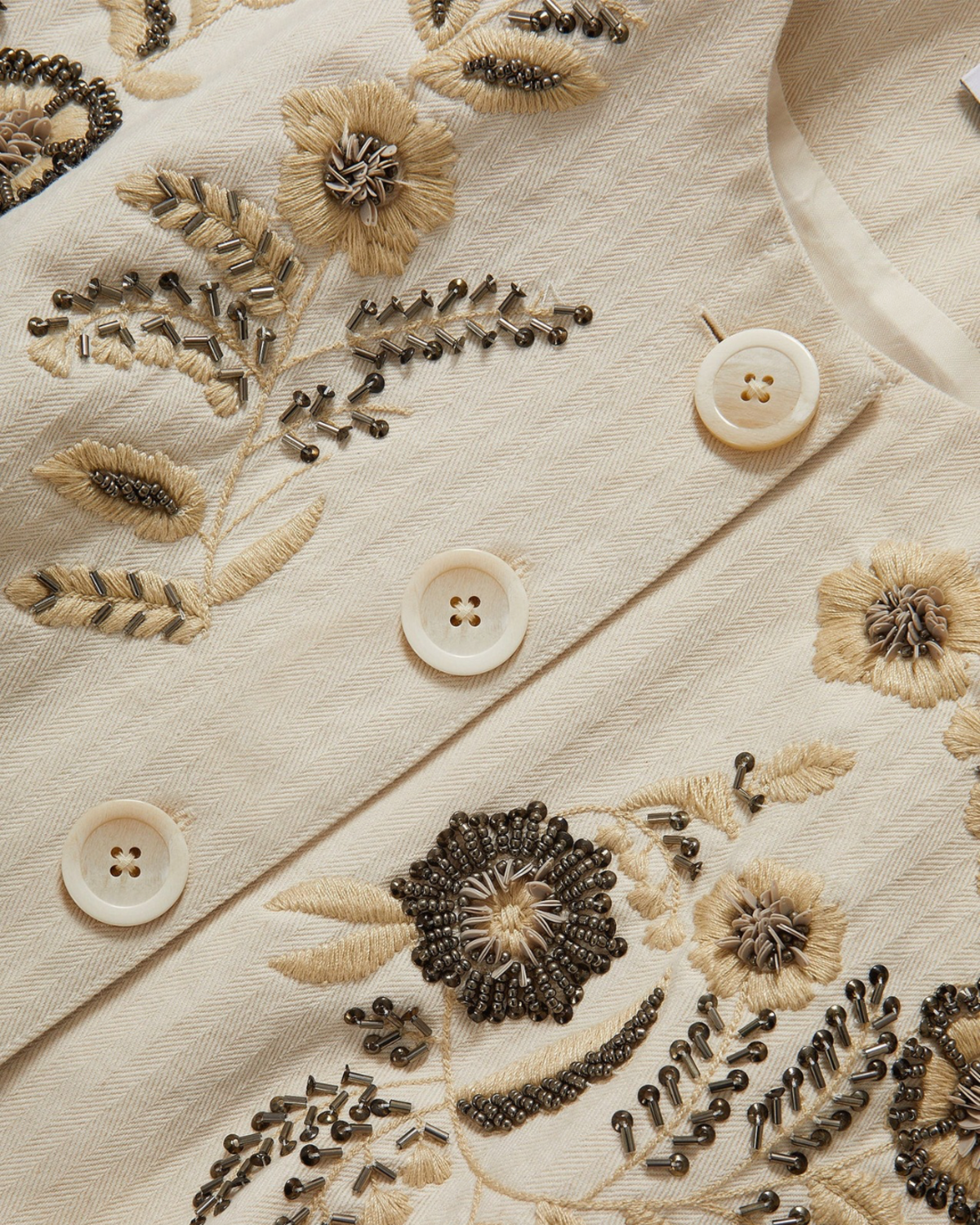 Veronica Beard Emeren Jacket - Ecru - Image 5 of 6