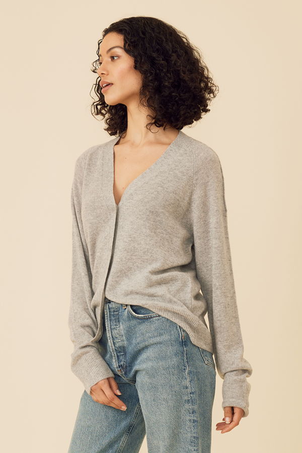 ONE GREY DAY Sloane Cashmere Cardigan