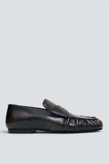 Nisolo Chamberlain Penny Loafer - Black/Black | Garmentory display picture 1