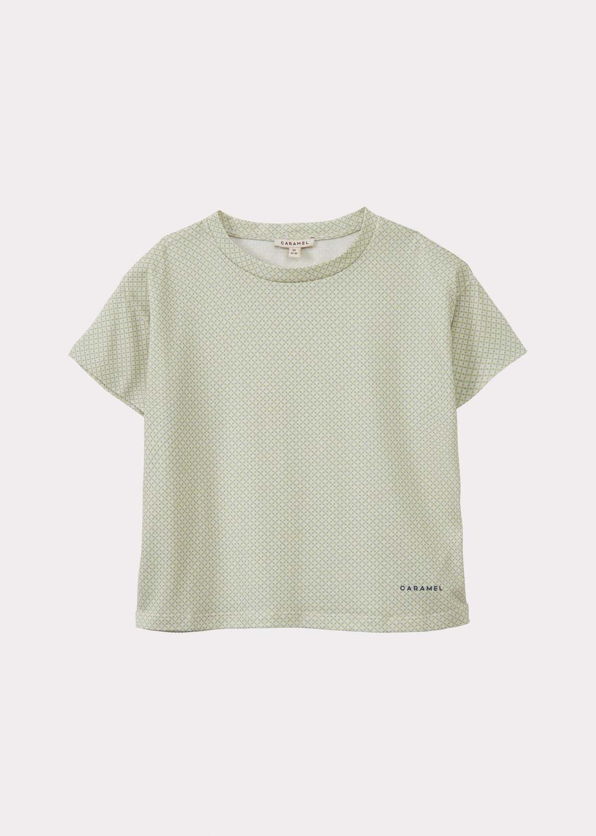 KIDS Caramel Ahipa Children's Cotton T-Shirt - Ditsy Geo - Image 3 of 3