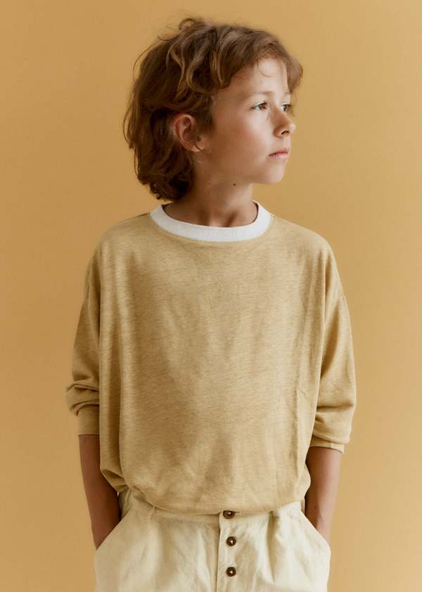 KIDS Caramel Bude Children's Long-Sleeved T-Shirt