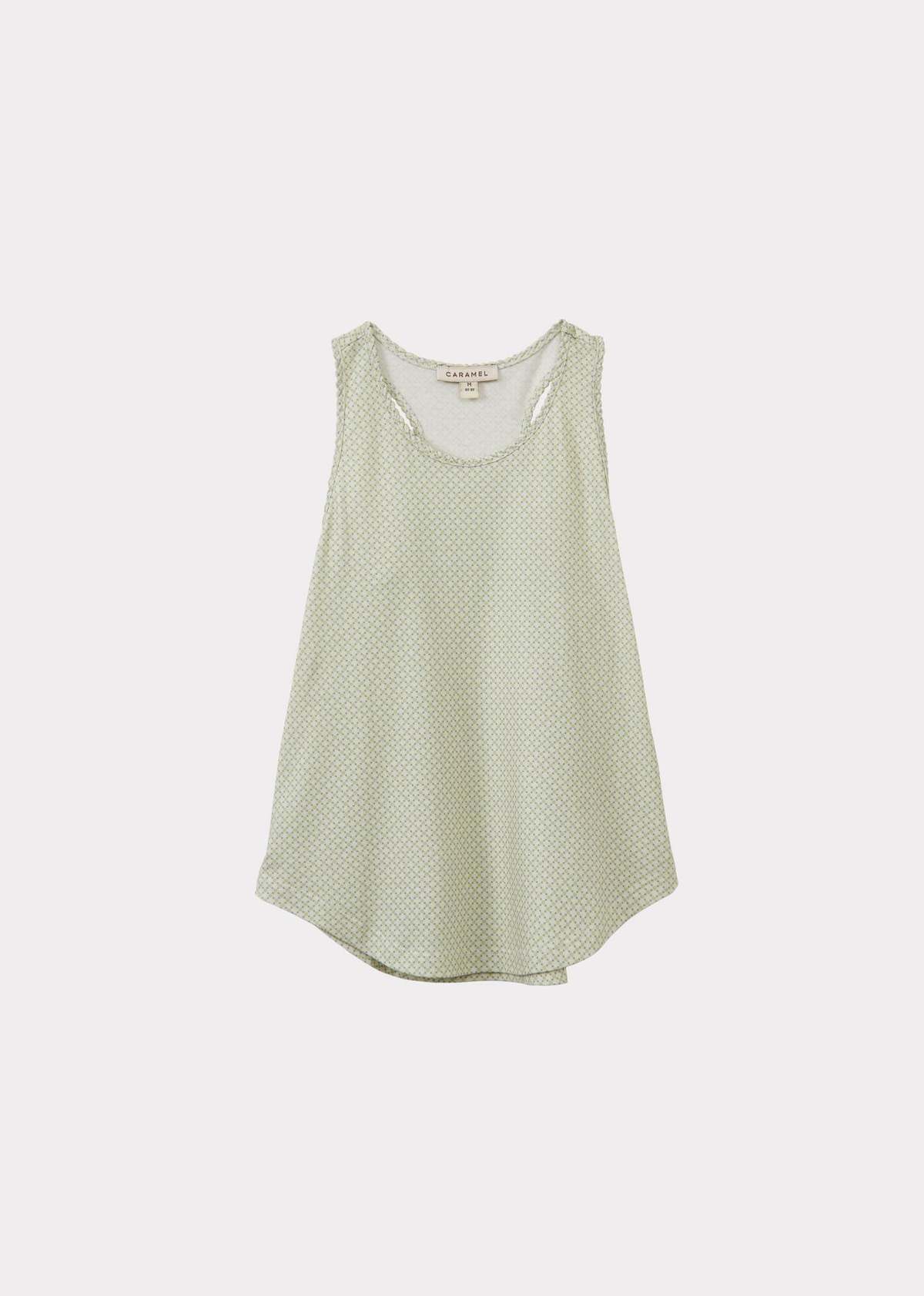 KIDS Caramel Cassia Children's Vest Top Ditsy Geo Print - Image 1 of 3