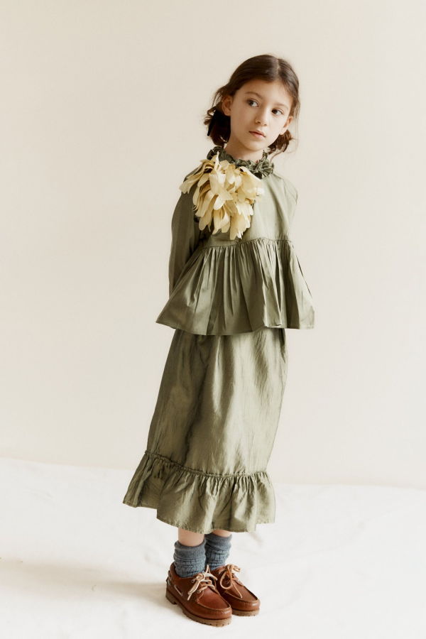 KIDS Caramel Janine Silk Skirt