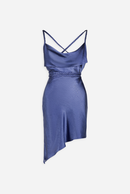 saemdi embroidered one shoulder dress Saemdi Embroidered One Shoulder Dress