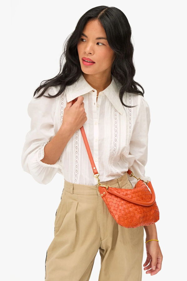 Clare V. Petit Moyen Messenger Bag