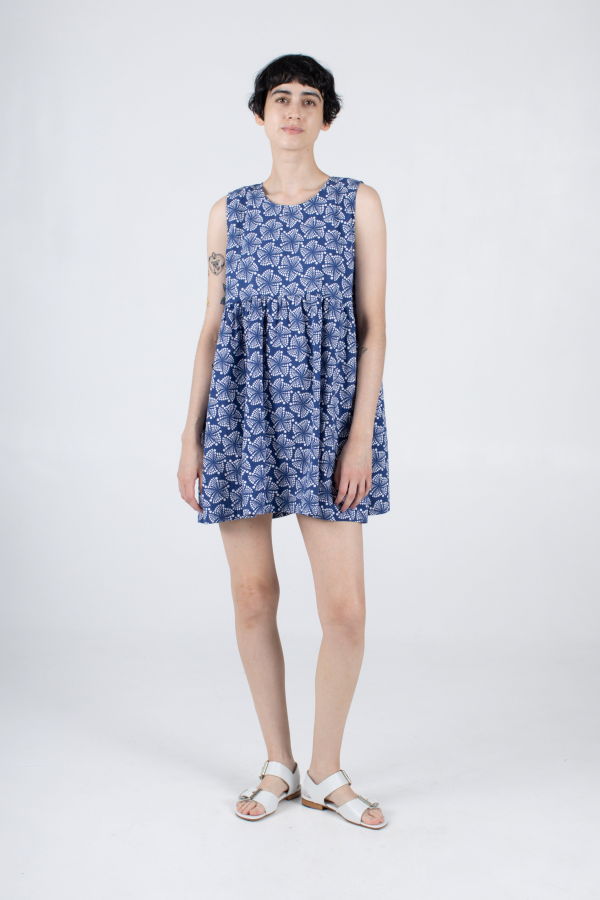 Samet Andre Mandala Seersucker Dress