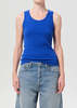 AGOLDE Poppy Tank - Cobalt - Thumbnail 1