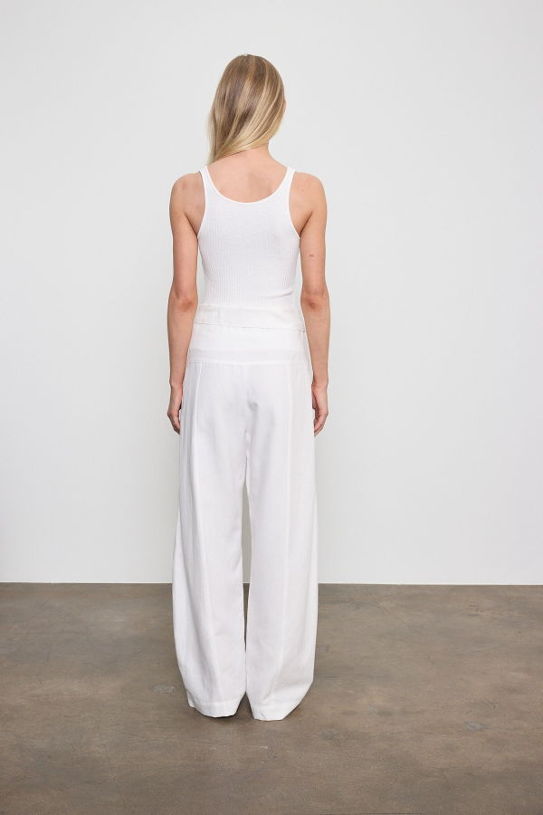 Enza Costa Military Rib Slim Tank