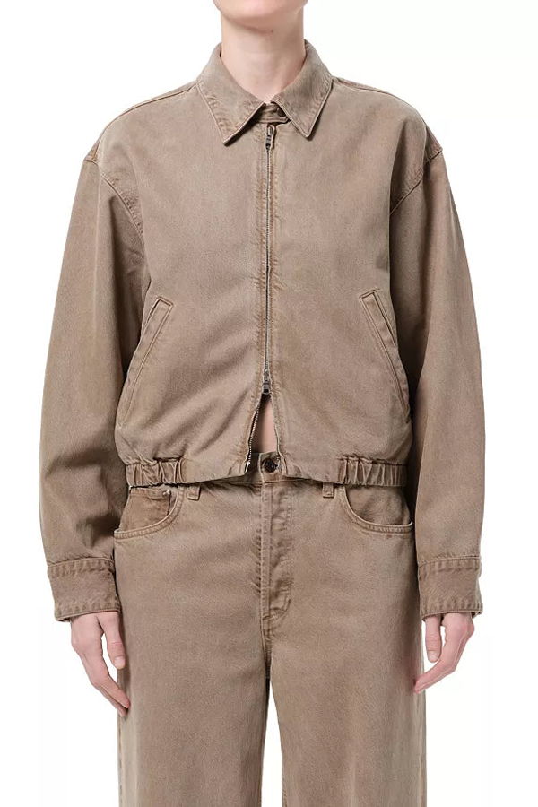 Apiece Apart Nile Denim Bomber Jacket