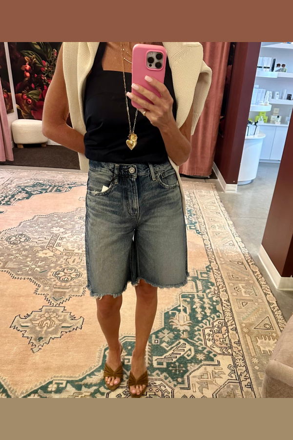 MOUSSY Bermuda Denim Shorts
