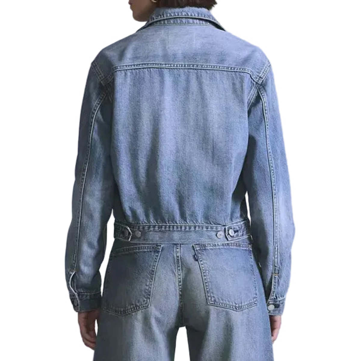 Levi's Type II Trucker Jacket - Royal - Image 3 of 4