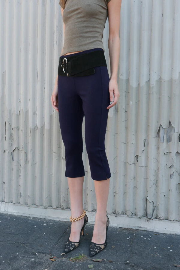Geel Cooper Capri Pant - Navy