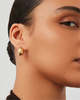 Jenny Bird Small Nelle Hoops - Gold - Thumbnail 4