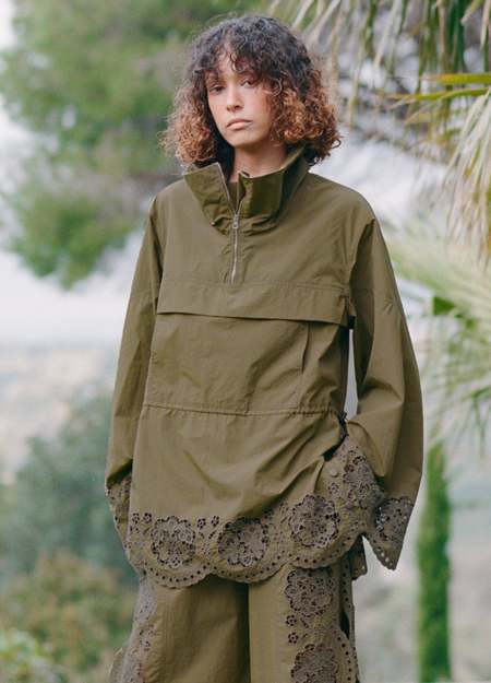 Vetements Oversize Jacket With Gothic Embroidery | Garmentory