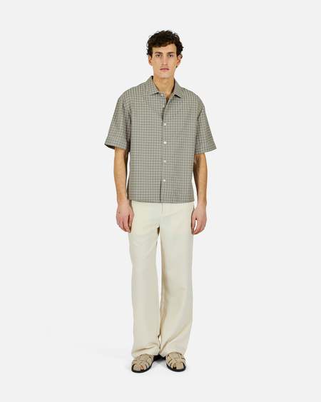 Auralee Washi Duck Canvas Slacks Pant - Faded Beige | Garmentory