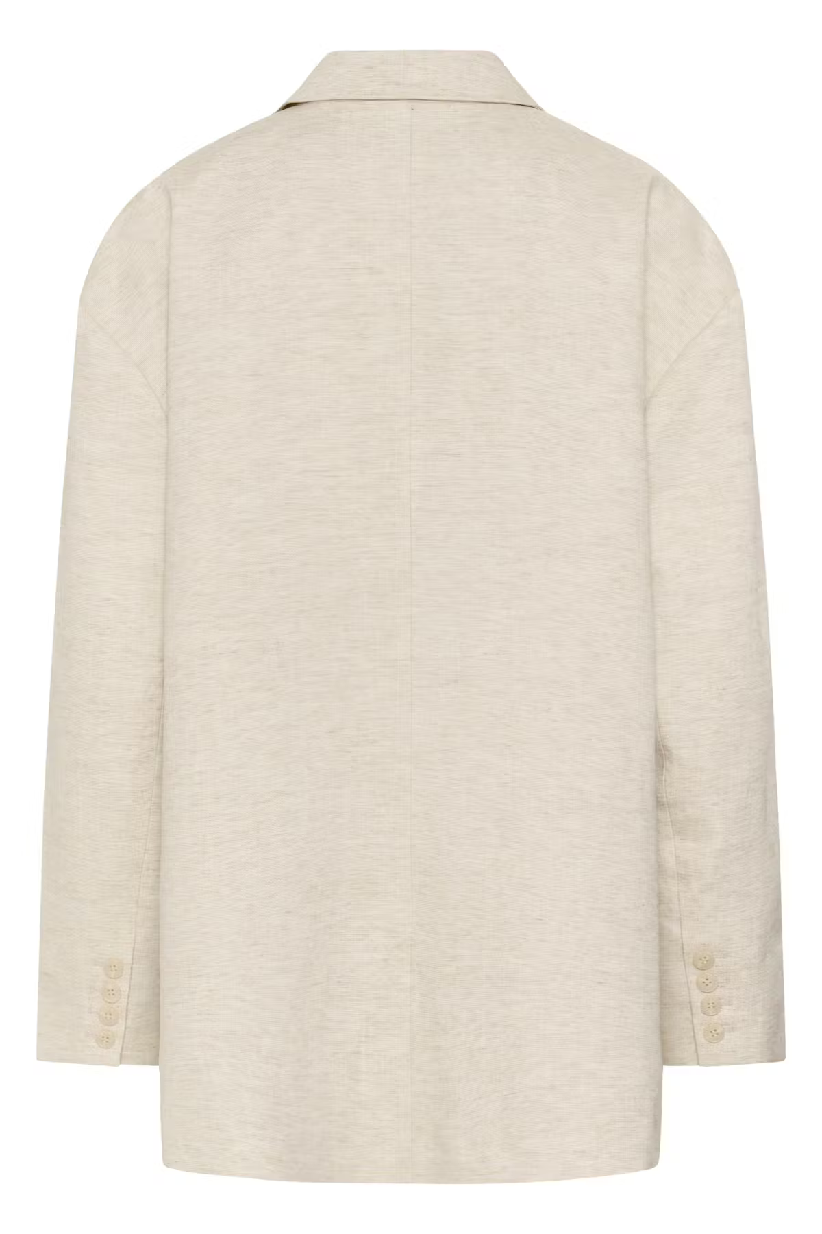 Gestuz Riava Linen Blazer - Sand - Image 2 of 4