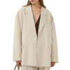 Gestuz Riava Linen Blazer - Sand - Thumbnail 3
