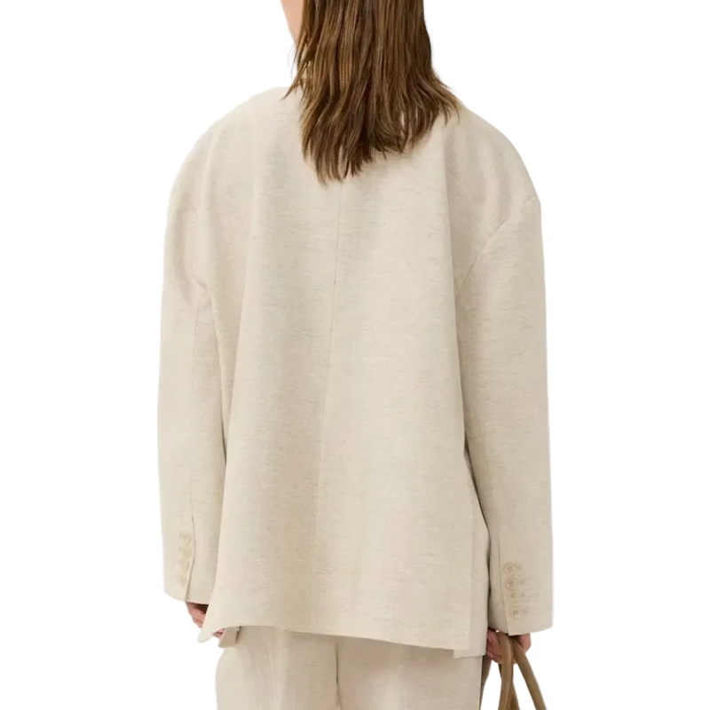 Gestuz Riava Linen Blazer - Sand