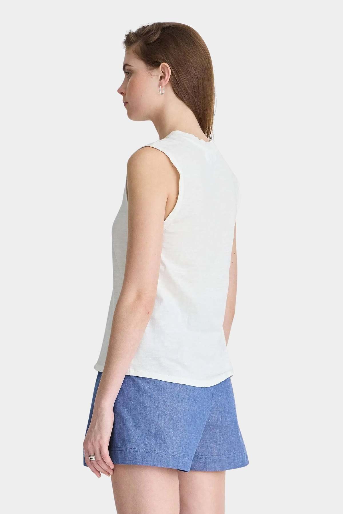 Apiece Apart Forte Tee - Cream - Image 4 of 4