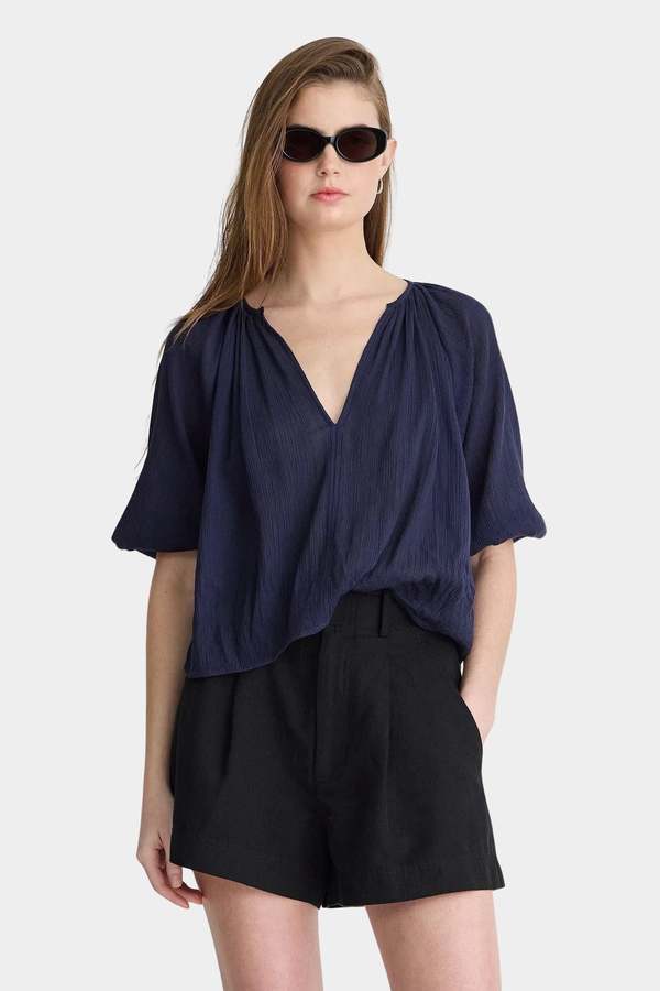 Apiece Apart Lo Campo Shirt - Navy