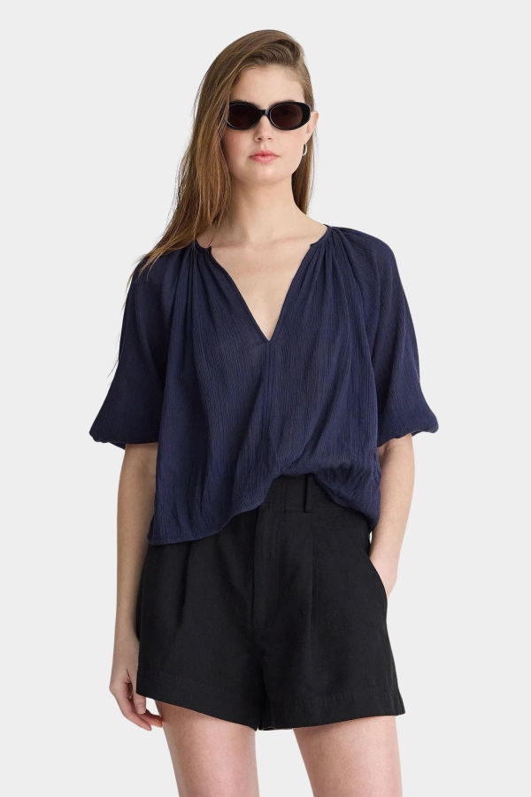 Apiece Apart Lo Campo Shirt - Navy