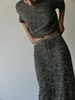 Lauren Manoogian Terra Skirt - Black Marl - Thumbnail 1