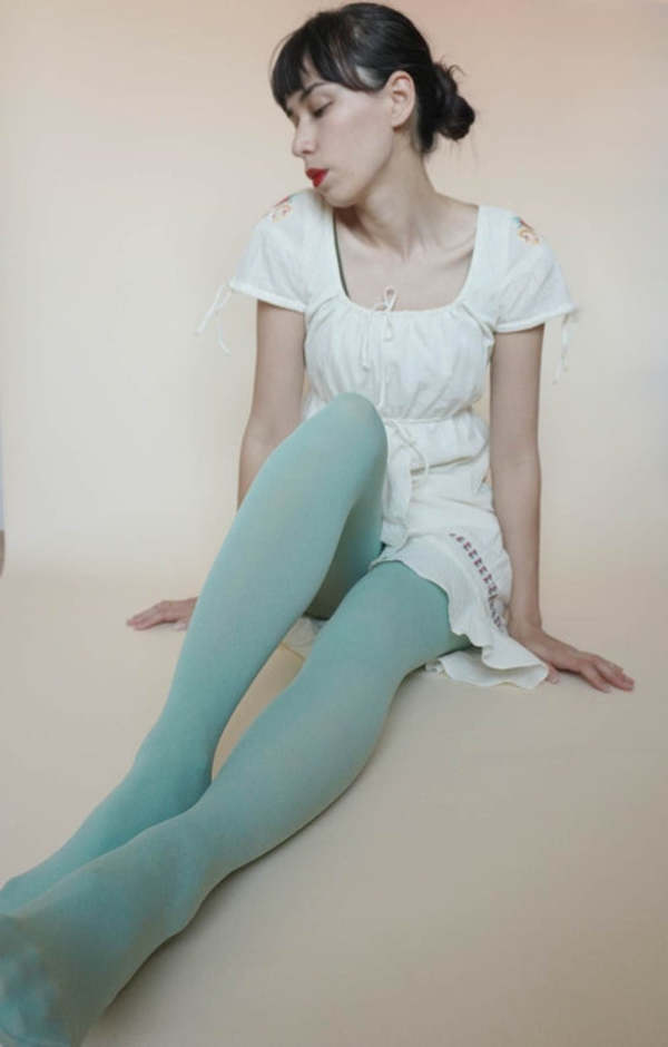 Slow Dance Tights - Dusty Mint