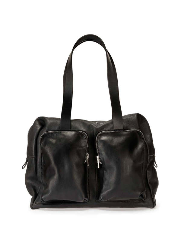Guidi Horse Leather RC01 Briefcase Bag - Black | Garmentory