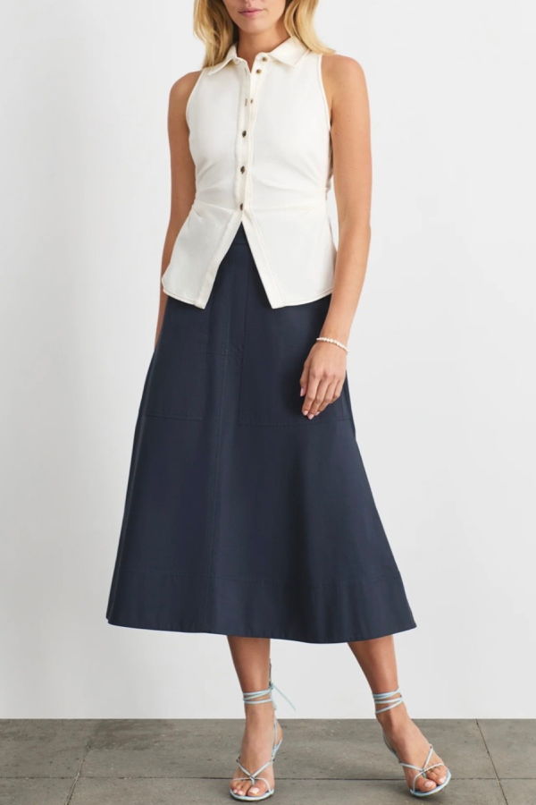 Tanya Taylor Hanelle Top - Chalk