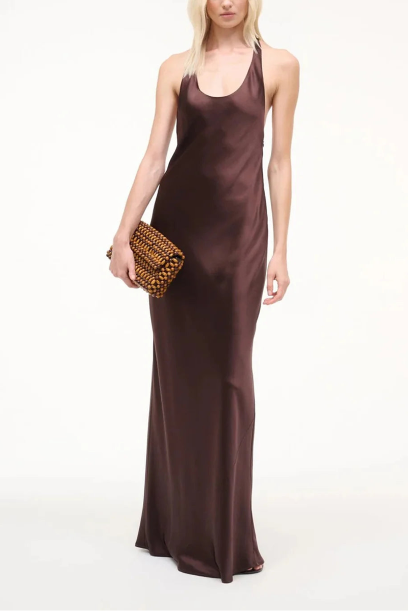 Staud Juanita Dress Dress - Brown