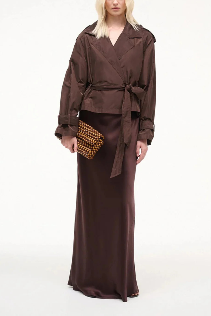 Staud Juanita Dress Dress - Brown