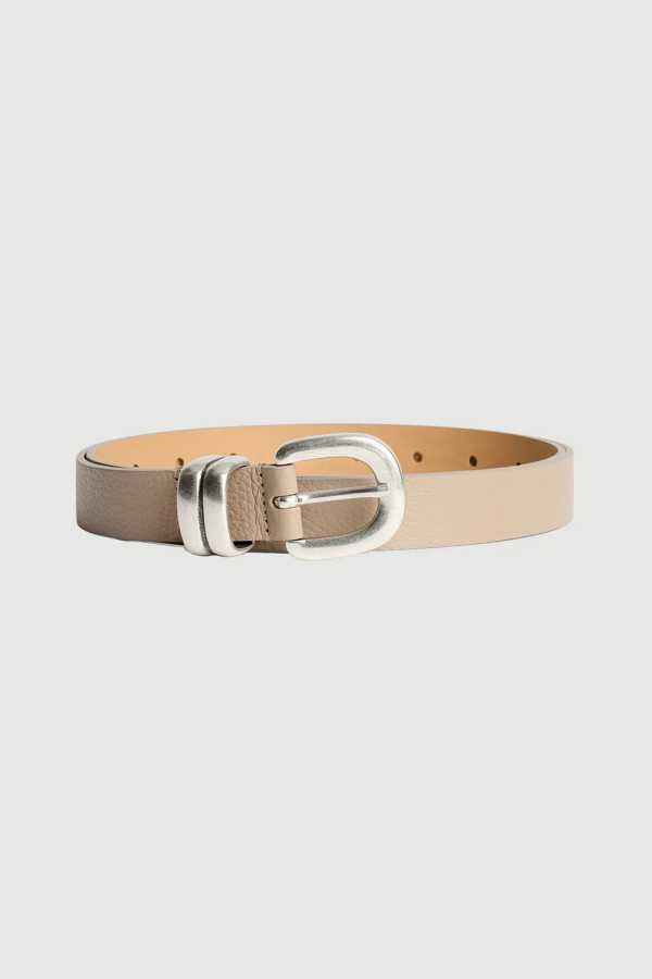 By Malene Birger Zoilo Suede Belt - Beige