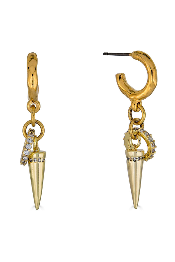 Loni Paul Jewelry Spike Hoop Earring - Gold