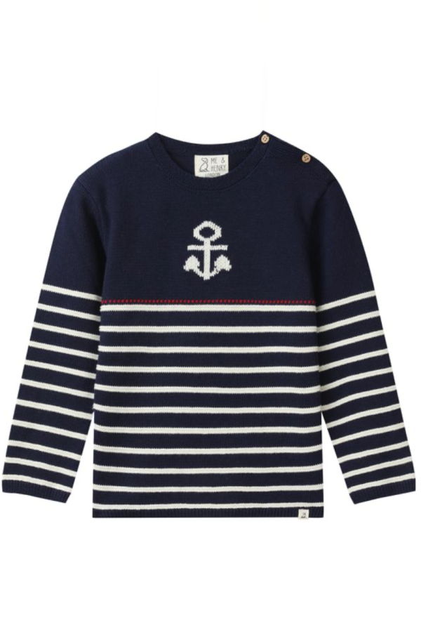 KIDS Me and Henry Anchor Sweater