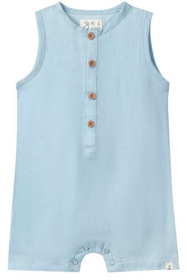 KIDS Me & Henry Cabin Playsuit - Chambray