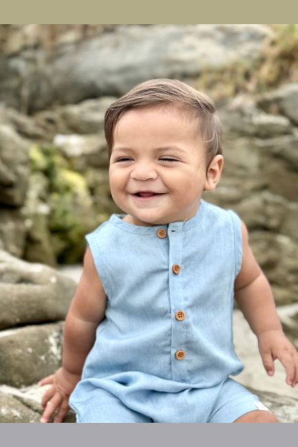 KIDS Me & Henry Cabin Playsuit - Chambray
