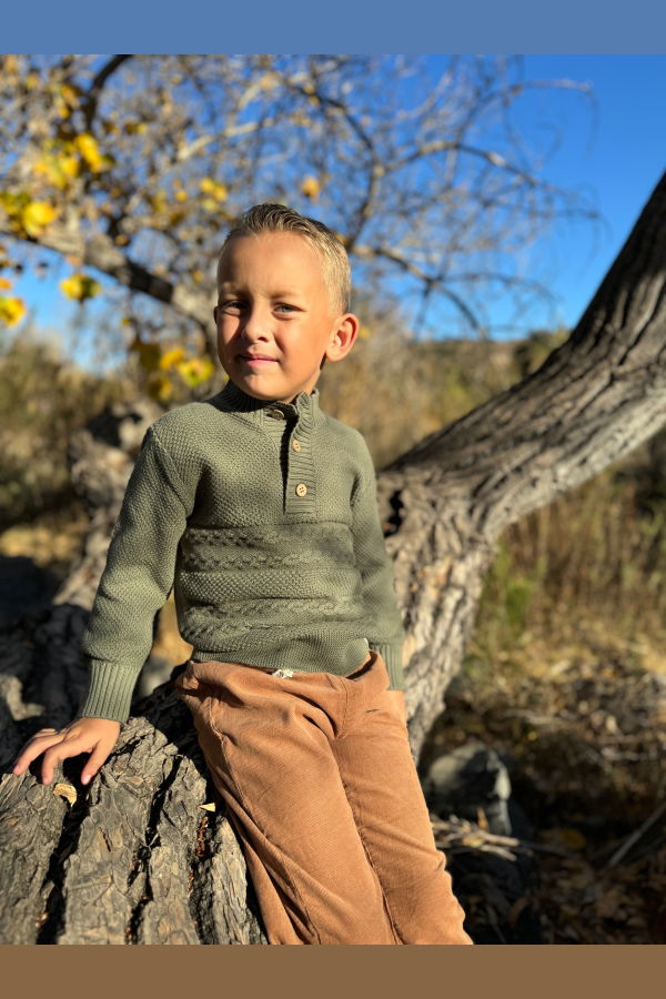 KIDS Me & Henry Cable Sweater