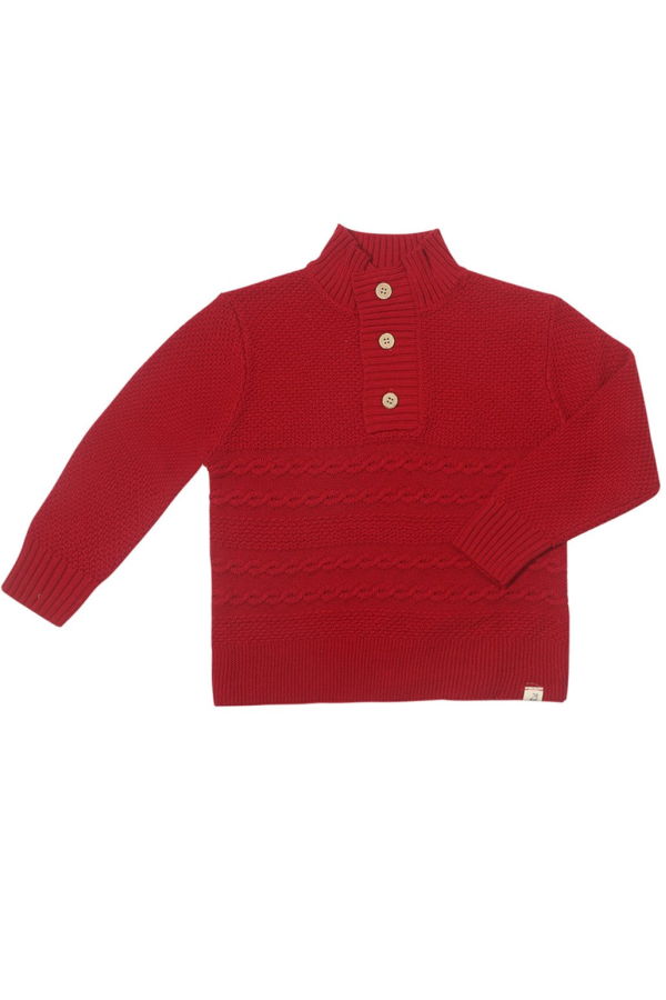 KIDS Me & Henry Cable Sweater - Navy