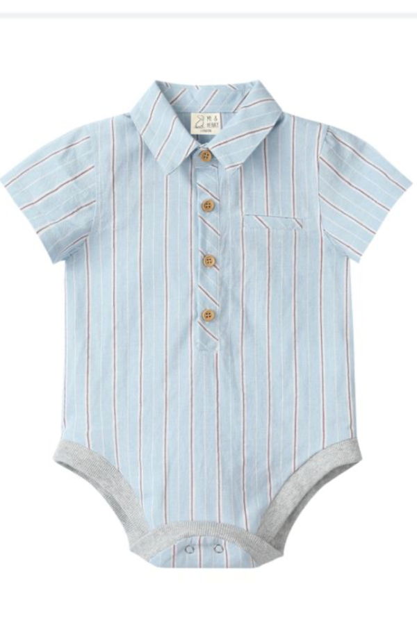 KIDS Me & Henry Helford Woven Onesie