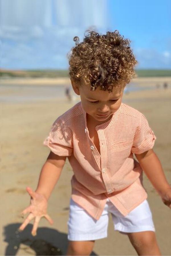 KIDS Me and Henry Crew Gauze Shorts
