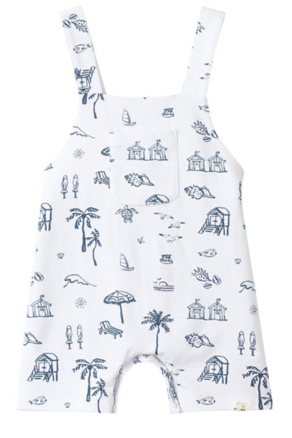 KIDS Me & Henry Dandy Beach Jersey Overalls