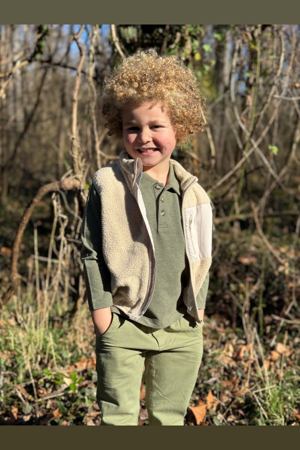 KIDS Me & Henry Gilt Sherpa  - Beige