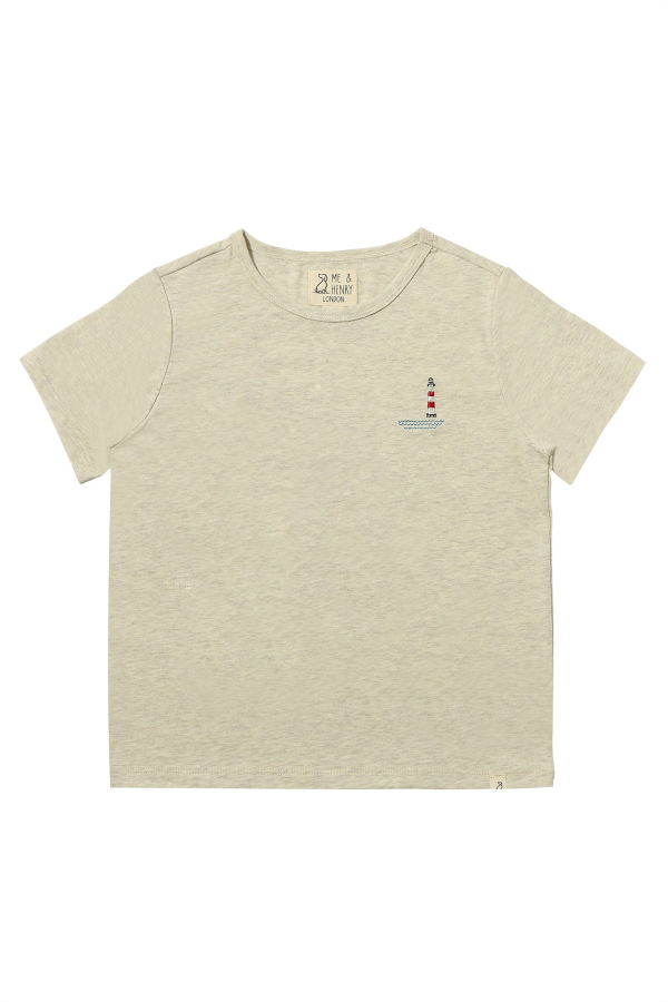 KIDS Me & Henry Marine Light House Embroidered Tee