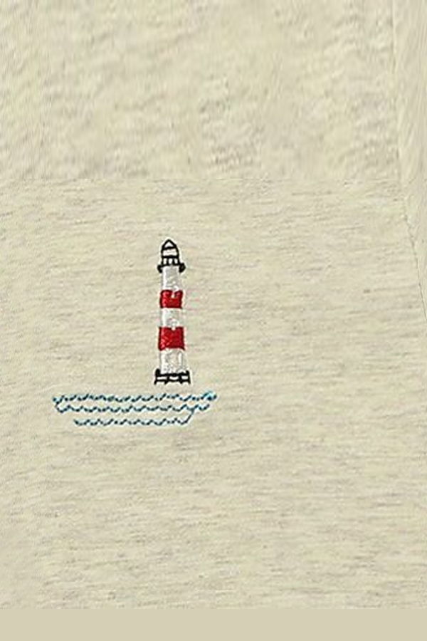 KIDS Me & Henry Marine Light House Embroidered Tee