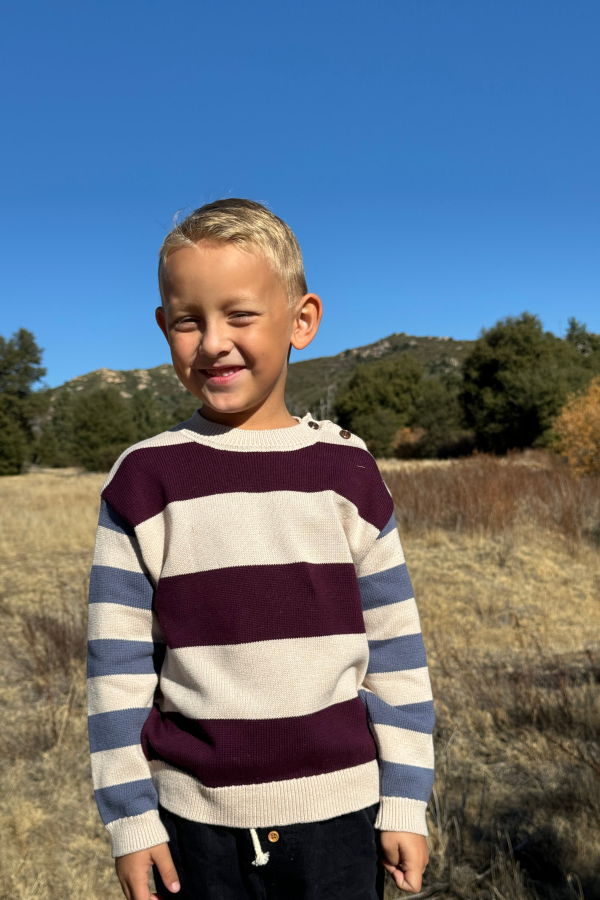 KIDS Me & Henry Ricardo Colour Block Sweater