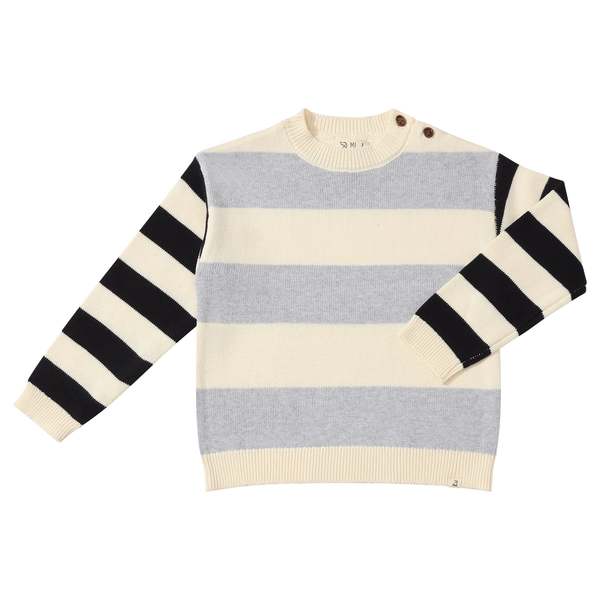 KIDS Me & Henry Ricardo Colour Block Arms Sweater
