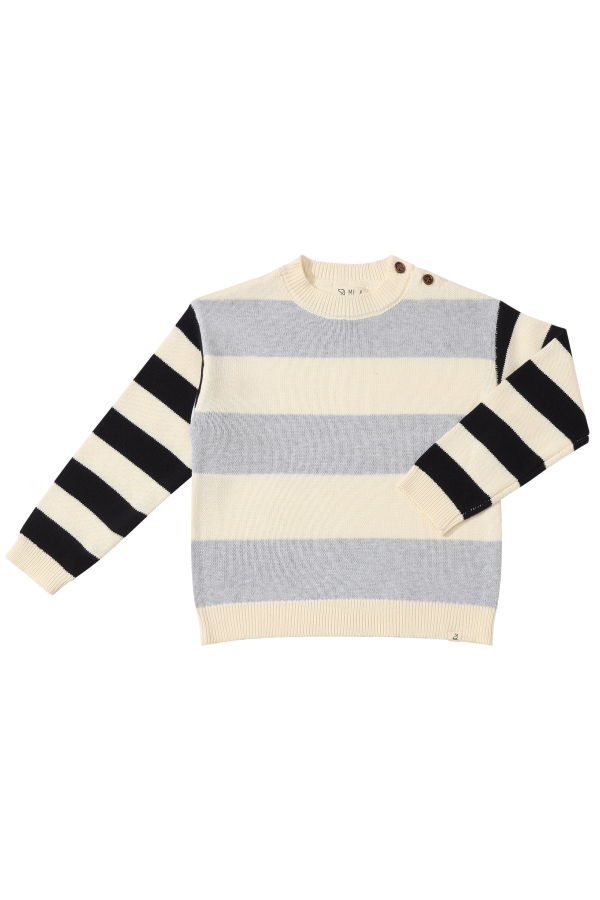 KIDS Me & Henry Ricardo Colour Block Arms Sweater