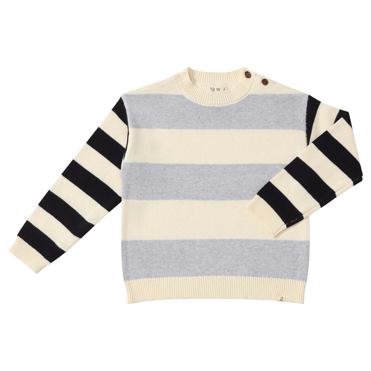 KIDS Me & Henry Ricardo Colour Block Arms Sweater - Image 1 of 3